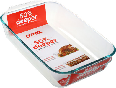 Deep Glass Baking Dish 4.7L Fackelmann Housewares
